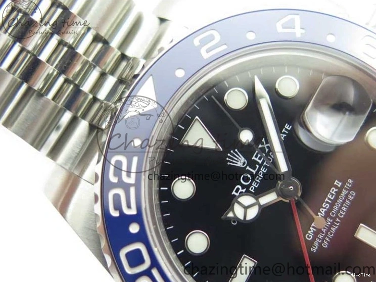 MiroTime 0521 UrbanStyle GMT-Master II 126710 BLRO 904L BP Maker 1:1 Best Edition Black Dial On 904L Jubilee Bracelet A3285 (Correct Hand Stack) 2517